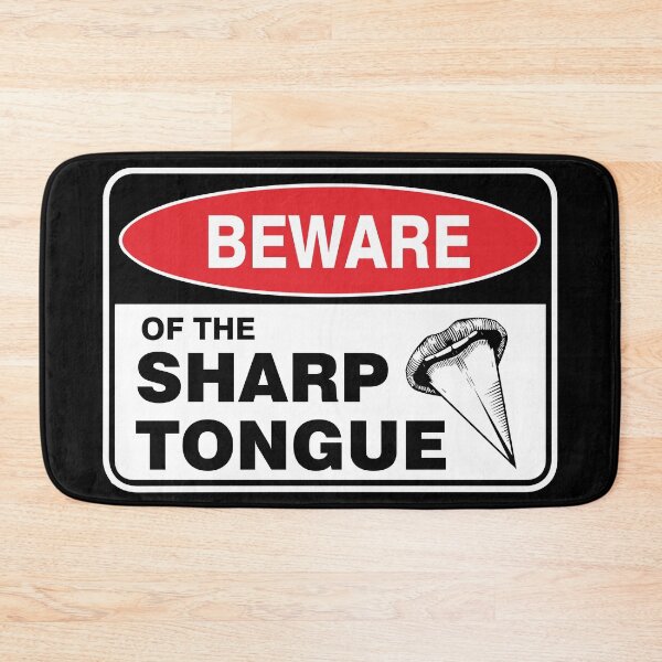 Item preview, Beware of sharp tongue vintage  designed and sold by Ziyodus.