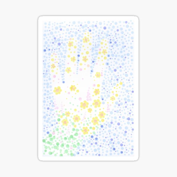 Touch of Life (watercolour print) Sticker
