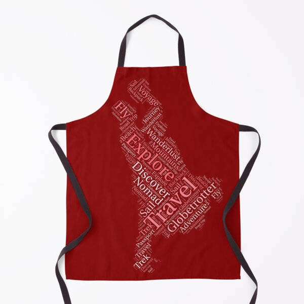Item preview, Traveling Couple Valentine's Day Travel Lovers Red Word Cloud designed and sold by Hoiho Adventure Shirts.