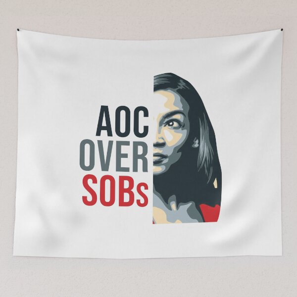 Item preview, AOC over SOBs: Alexandria Ocasio Cortez Will Speak for Truth designed and sold by friendlyspoon.