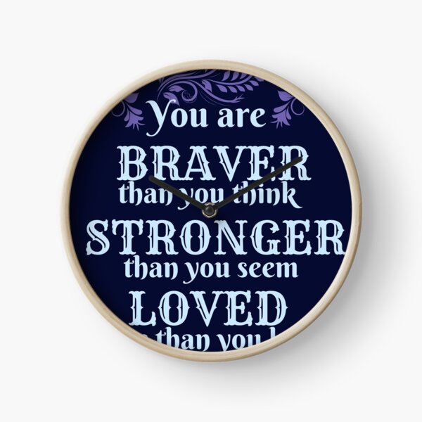 Item preview, You are braver stronger loved  designed and sold by Favegiftings1.