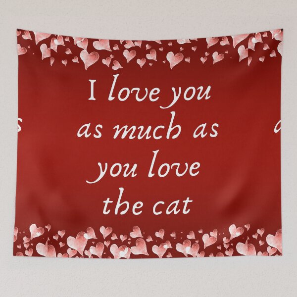 Item preview, valentines day. valentines 2021. valentines cat lover designed and sold by soniaaseguin.