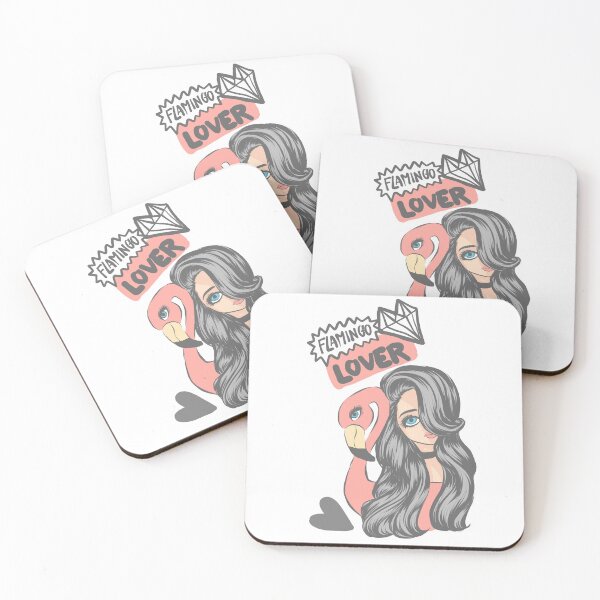 Item preview, Chica amante de los flamencos designed and sold by PAINTORS.