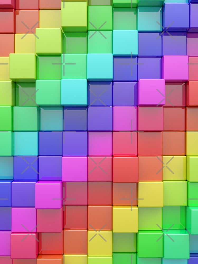 Rainbow Cubes by GaiaDC