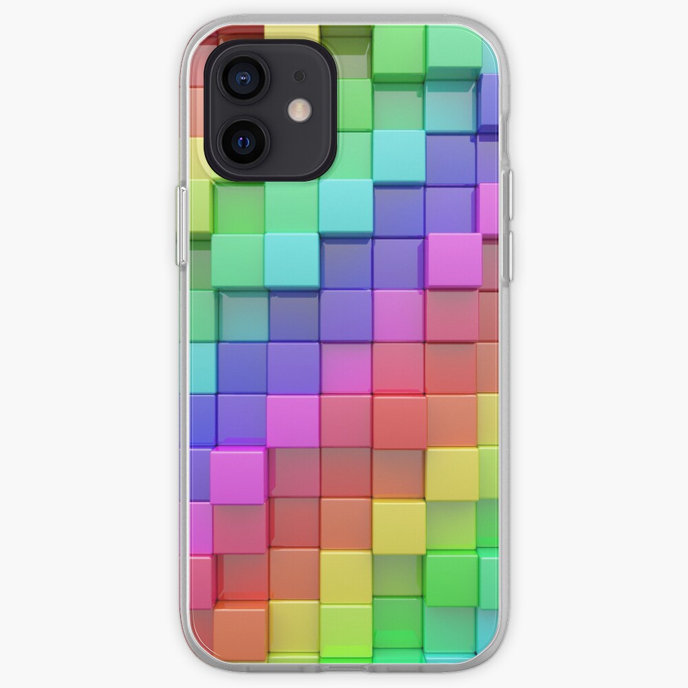 Rainbow Cubes iPhone Case