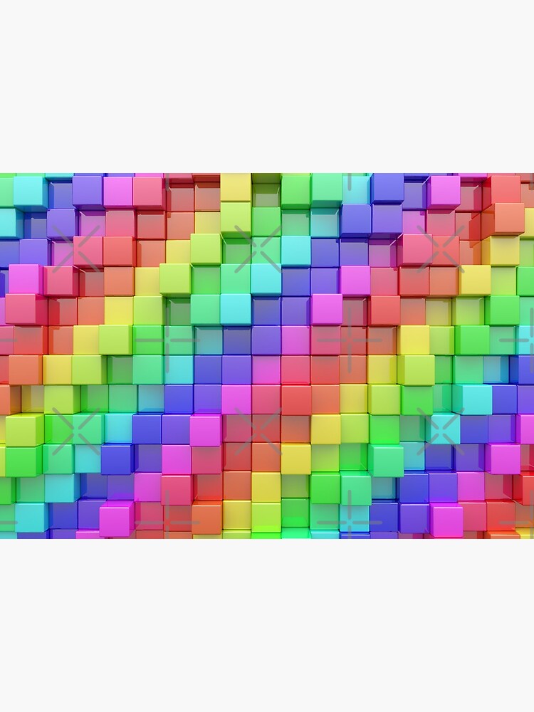Rainbow Cubes by GaiaDC