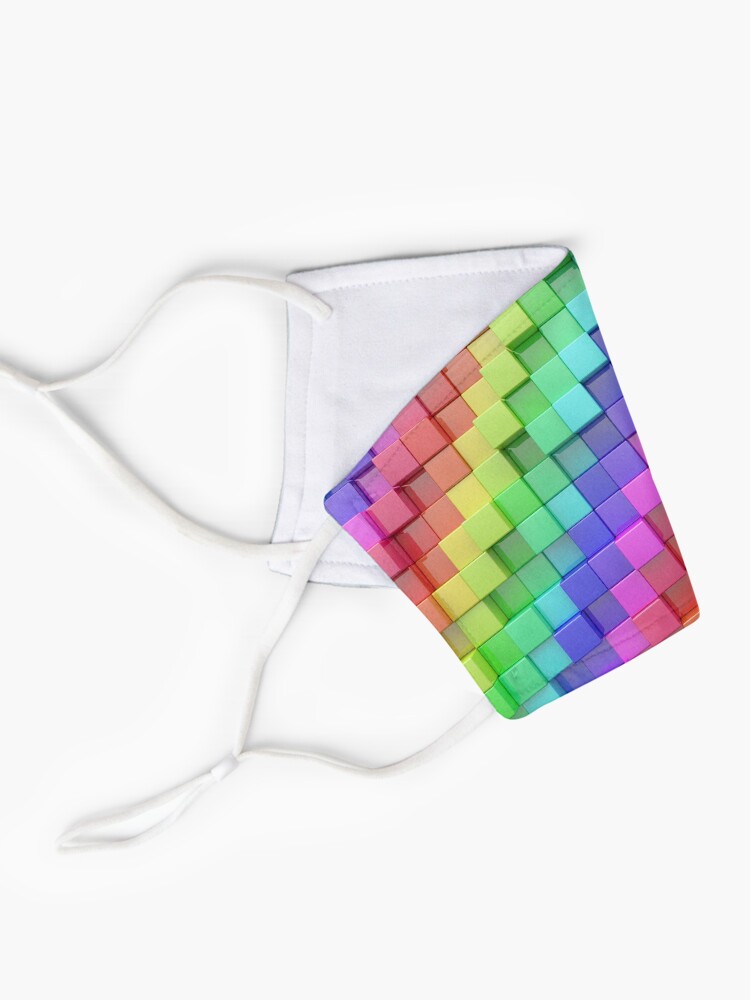 Alternate view of Rainbow Cubes Mask