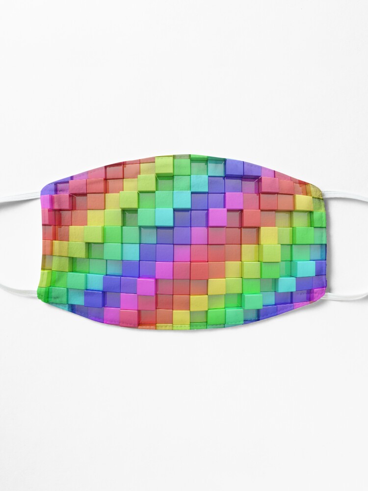 Alternate view of Rainbow Cubes Mask