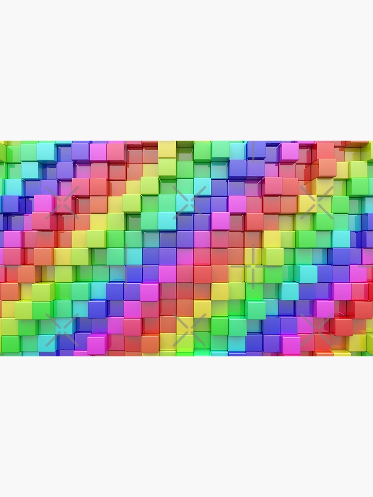 Rainbow Cubes by GaiaDC