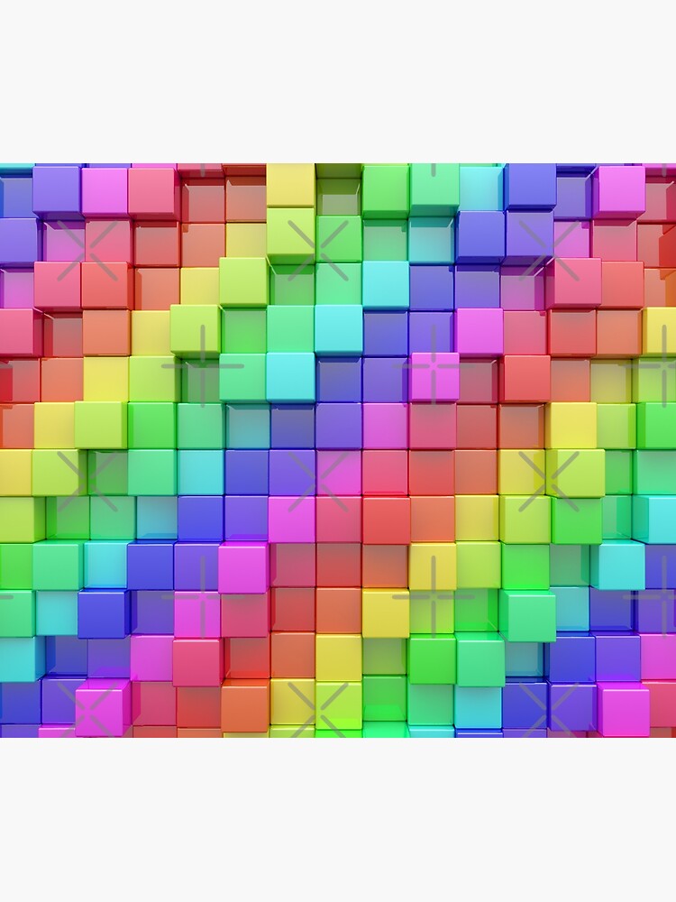 Rainbow Cubes by GaiaDC