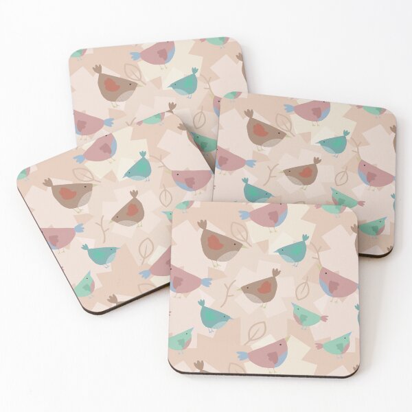 Item preview, Birds and Twigs Graphic Repeating Pattern - Autumn Leaves designed and sold by stilo29.