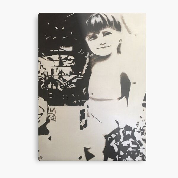 Babe in Arms Metal Print
