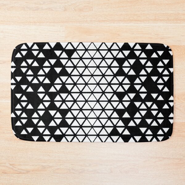 Item preview, Triangle Abstract Pattern (B&W) designed and sold by sagar96.