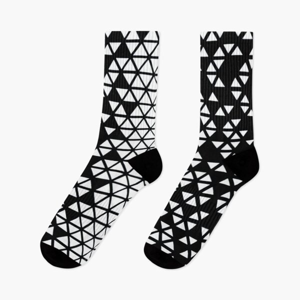 Item preview, Triangle Abstract Pattern (B&W) designed and sold by sagar96.