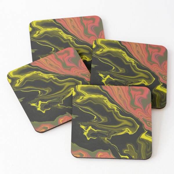 Item preview, Bumble bee marbling abstract art designed and sold by ashwild.