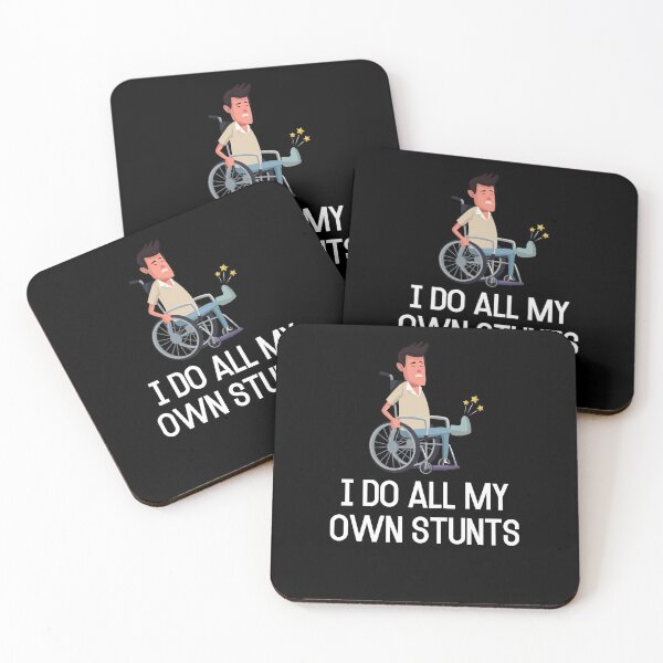 Item preview, I Do All My Own Stunts Get Well Soon Gift Injury designed and sold by Emerg-Apparel.