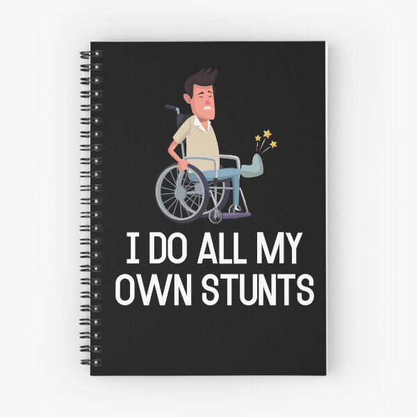 Item preview, I Do All My Own Stunts Get Well Soon Gift Injury designed and sold by Emerg-Apparel.