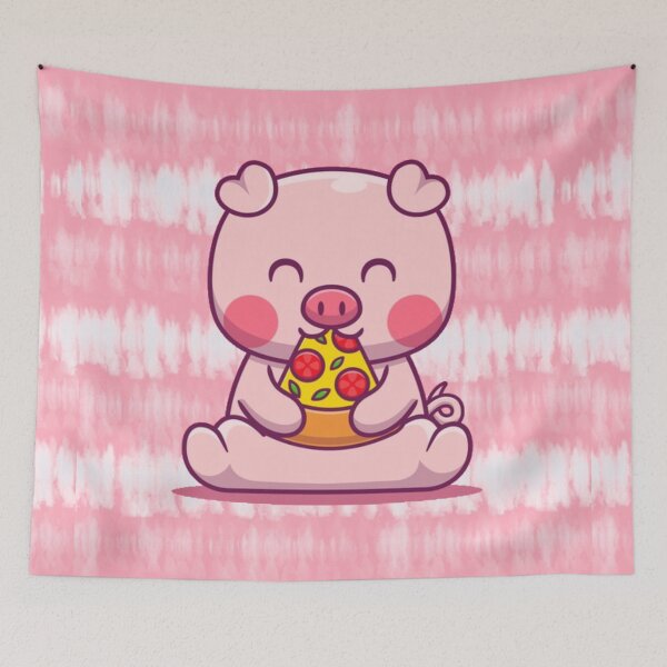 Item preview, Pizza Buta designed and sold by kawaiistudio.