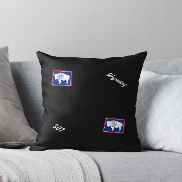 Item preview, Wyoming Flag State Outline Pattern designed and sold by Dude  Stuff.