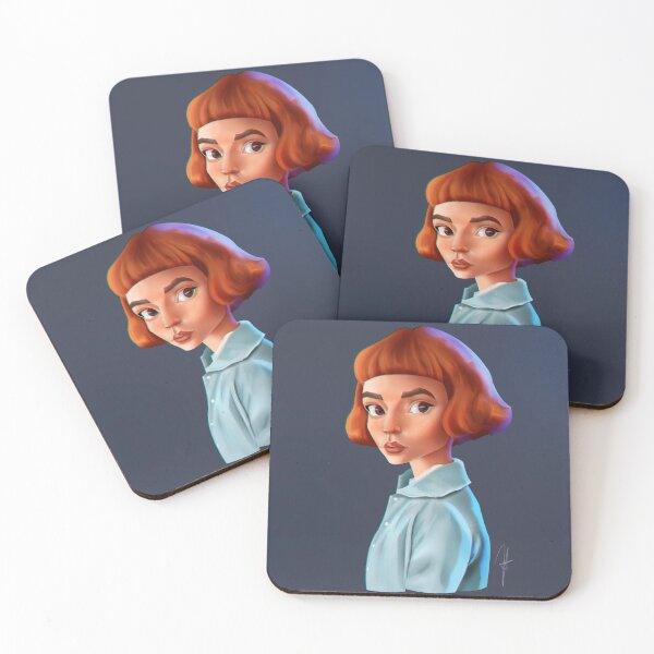 Item preview, Queen's Gambit - Beth Harmon (Stylized Portrait) designed and sold by hazel san jose.