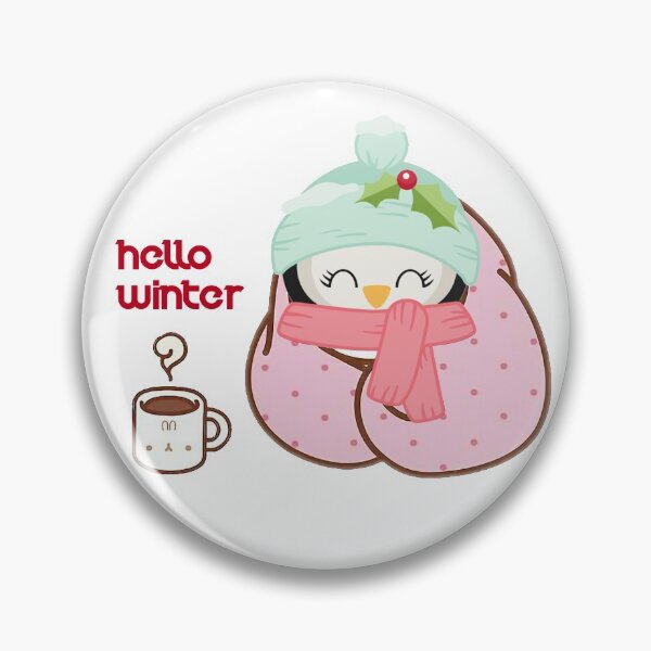 Item preview, hello winter Heat transfer vinyl sticker designed and sold by ichourshop.