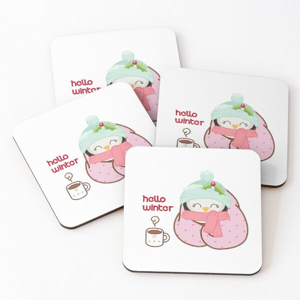 Item preview, hello winter Heat transfer vinyl sticker designed and sold by ichourshop.