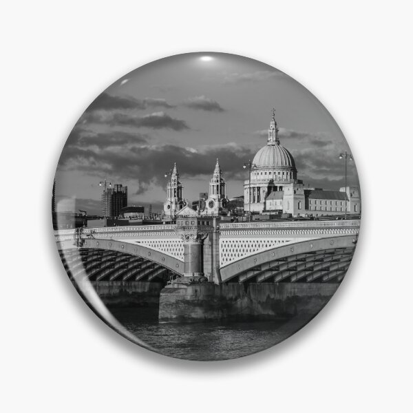 Item preview, London in Black & White 9 - Blackfriars Bridge, St Pauls & the River Thames designed and sold by donandhiscamera.