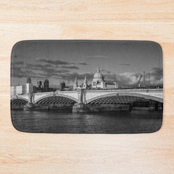 Item preview, London in Black & White 9 - Blackfriars Bridge, St Pauls & the River Thames designed and sold by donandhiscamera.