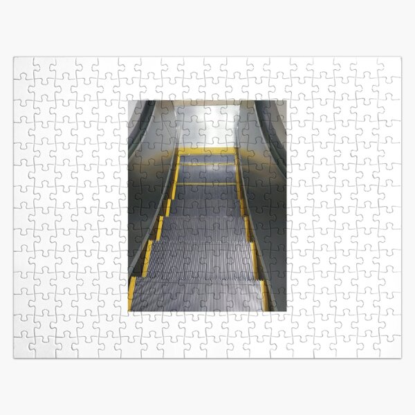 Escalator, Dark flower, #Escalator, #Dark, #Flower, #DarkFlower Jigsaw Puzzle