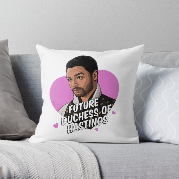 Bridgerton Duke of Hastings | Future Duchess of Hastings Throw Pillow