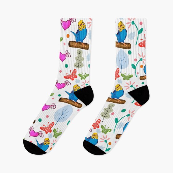Item preview, Lovely Beautiful Blue Colored Pattern, Love bird Pattern designed and sold by MoSaid.