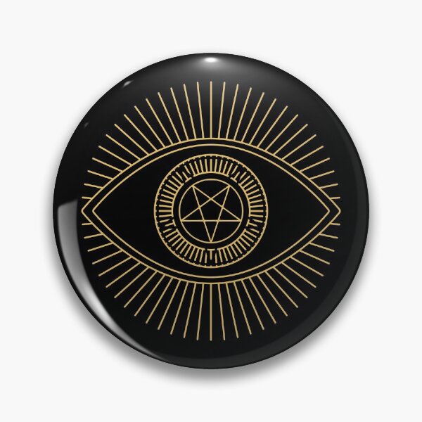 Item preview, GOLDEN PENTAGRAM EYE designed and sold by PureGeometry.