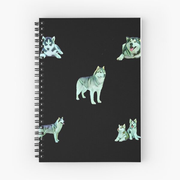 Item preview, Siberian Husky Puppy Pattern designed and sold by Dude  Stuff.