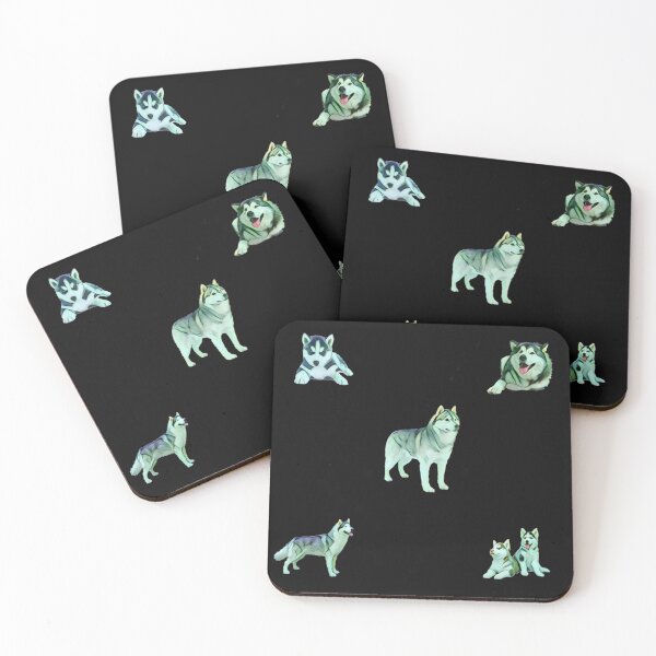 Item preview, Siberian Husky Puppy Pattern designed and sold by Dude  Stuff.