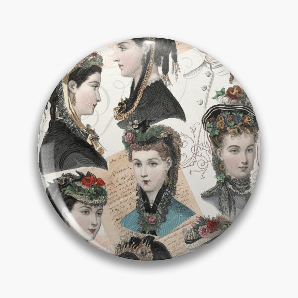 Item preview, Vintage Clothing Elegant Old French Fashion Illustrations designed and sold by AntiqueImages.