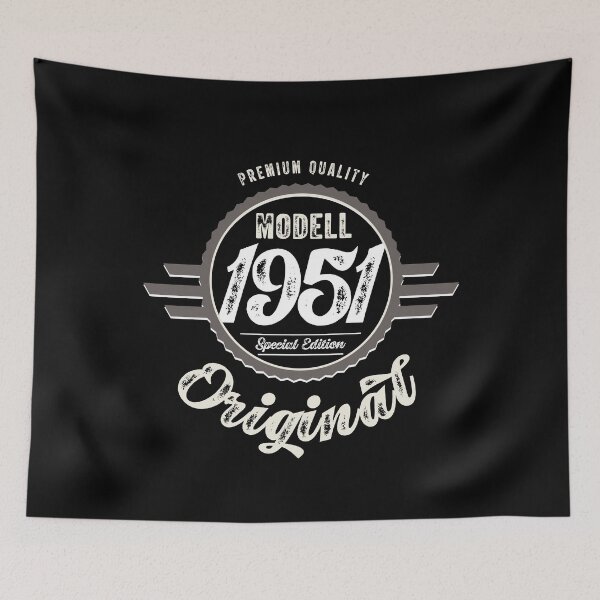 Artikelvorschau, Modell 1951 Original Oldtimer Badge 70 Geburtstag entworfen und verkauft von catsandmore.