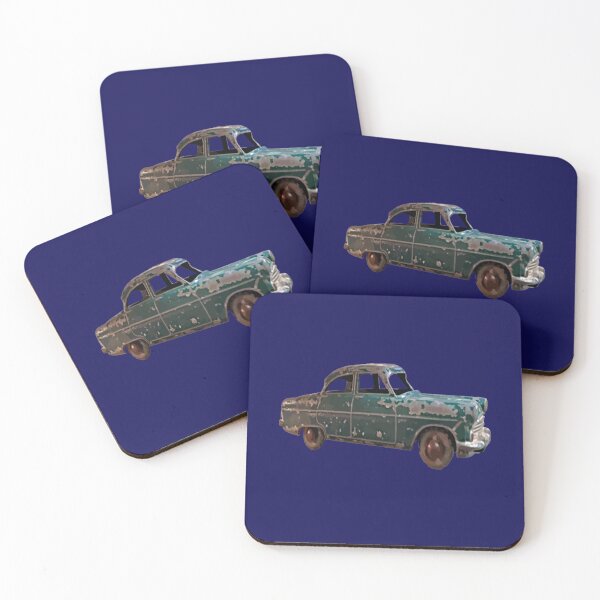 Item preview, Classic Car Vintage classic green car designed and sold by JamesFenton.