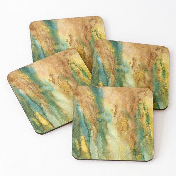 Item preview, Sienna and turquoise splash 2 designed and sold by Lyubava.