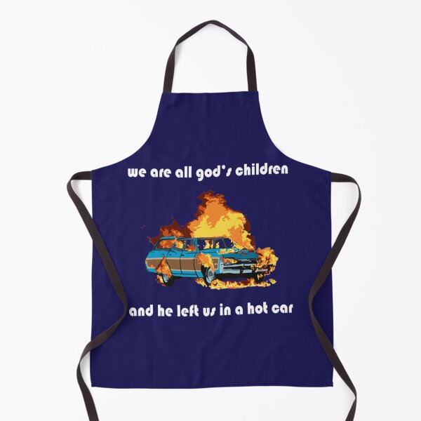 Item preview, Hot Car Art we are all god's children and he left us in a hot car (white text designed and sold by JamesFenton.