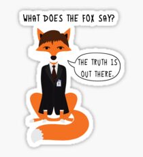 What does the Fox say? Sticker