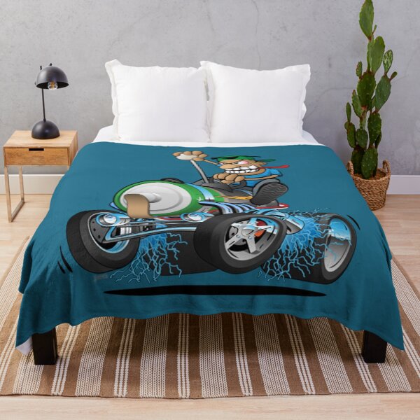 Item preview, Electric Car Hot Rod Electric Car Cartoon designed and sold by JamesFenton.