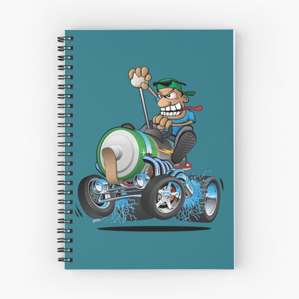 Item preview, Electric Car Hot Rod Electric Car Cartoon designed and sold by JamesFenton.
