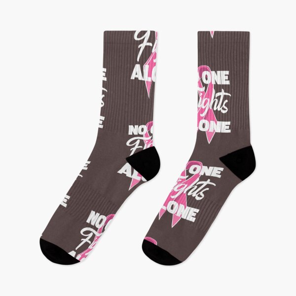 Item preview, Breast Cancer Ribbon No One fights alone designed and sold by GabriellyLessa.