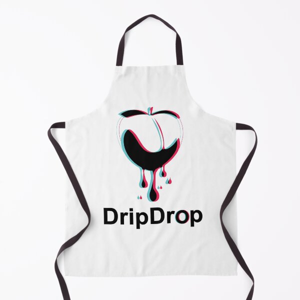 Item preview, Peach Drip Drop Black designed and sold by BlackCoffeeCake.