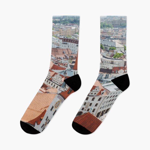 Item preview, Aerial City View from the Church of St. Peter Tower in Munich, Germany designed and sold by Carrie Lyman Photography.