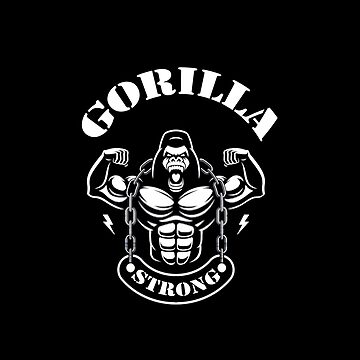  Personality Creative Fitness Bodybuilding Gorilla Gym