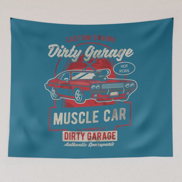 Item preview, Muscle Car Dirty garage muscle car designed and sold by JamesFenton.