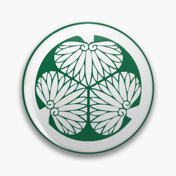 Item preview, Tokugawa Kamon/Mon White/Dark gGreen designed and sold by JollyImp.