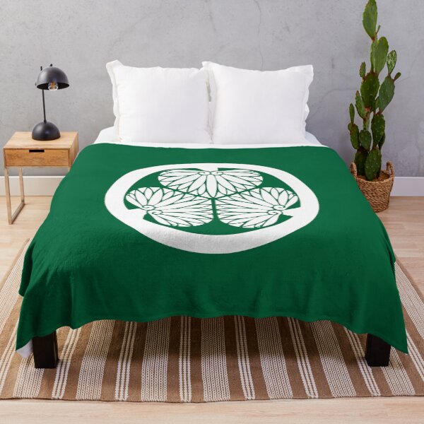 Item preview, Tokugawa Kamon/Mon White/Dark gGreen designed and sold by JollyImp.