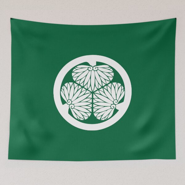 Item preview, Tokugawa Kamon/Mon White/Dark gGreen designed and sold by JollyImp.